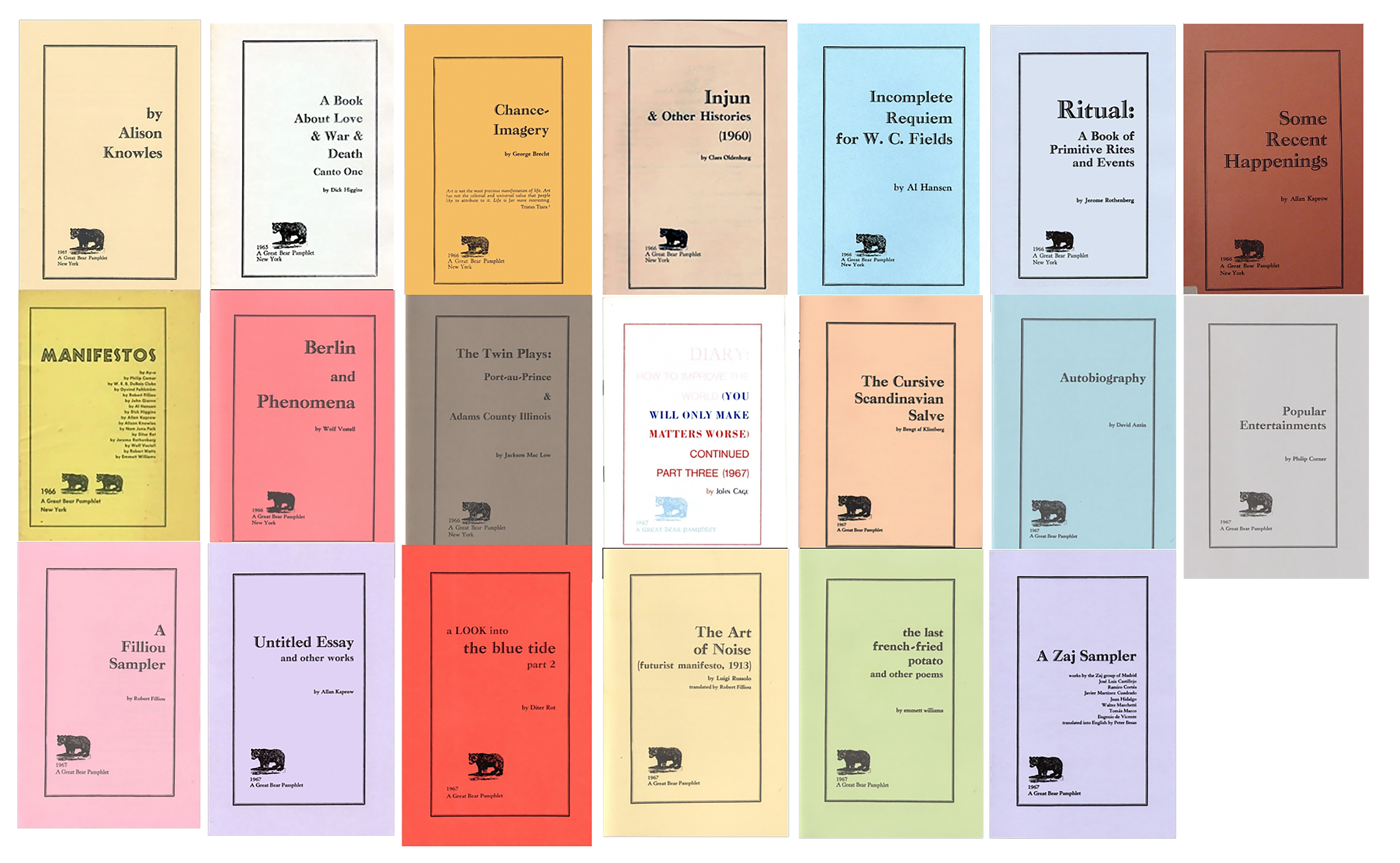 Fluxus Bit by Bit: The Great Bear Pamphlets, by Magdalena Holdar